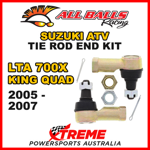 All Balls 51-1029 For Suzuki ATV LTA-700X King Quad 2005-2007 Tie Rod End Kit