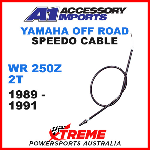 A1 Powerparts Yamaha WR250Z WR 250Z 2 Stroke 1989-1991 Speedo Cable 51-4V5-50