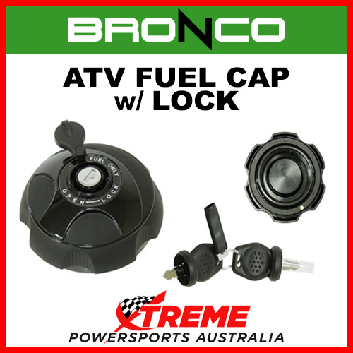 Bronco 51.AT-07559  For Suzuki LT-A500 Kingquad 2009-2015 52mm ID  ATV Fuel Cap w/ Lock 