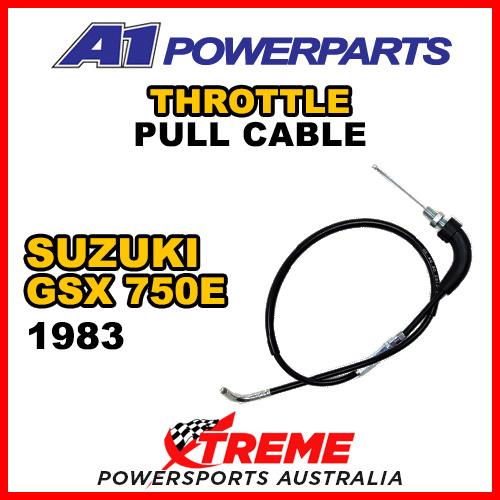 A1 Powerparts For Suzuki GSX750E 1983 Throttle Pull Cable 52-004-10