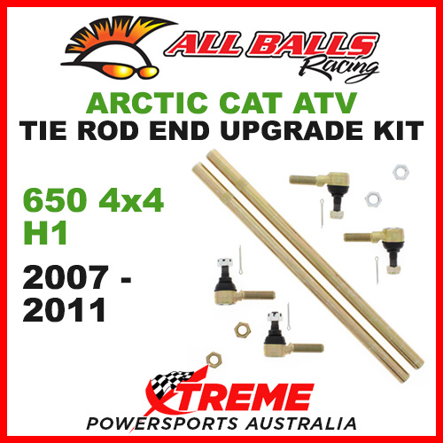 All Balls 52-1022 Arctic Cat 650 4X4 H1 2007-2011 ATV Tie Rod End Upgrade Kit