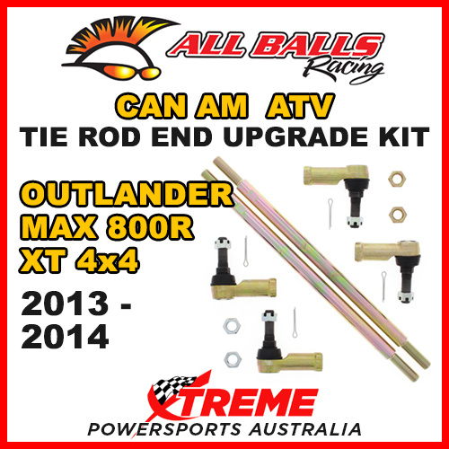 52-1025 Can Am Outlander MAX 800R XT 4x4 2013-2014 Tie Rod End Upgrade Kit