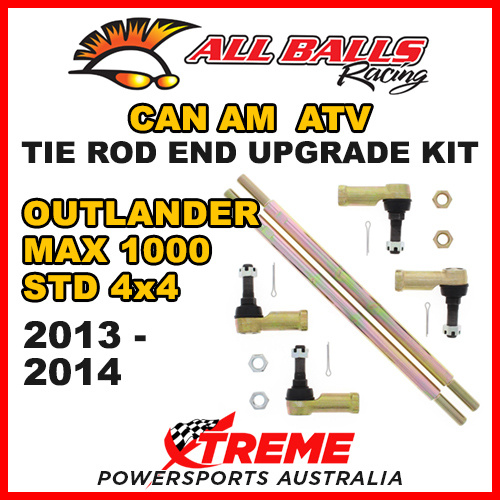 52-1025 Can Am Outlander MAX 1000 STD 4x4 2013-2014 Tie Rod End Upgrade Kit