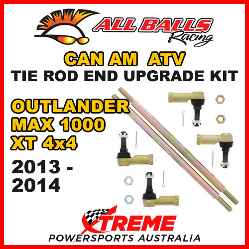 52-1025 Can Am Outlander MAX 1000 XT 4x4 2013-2014 Tie Rod End Upgrade Kit