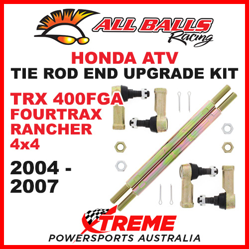 52-1026 Honda TRX400FGA Fourtrax Rancher 4x4 2004-2007 Tie Rod End Upgrade Kit