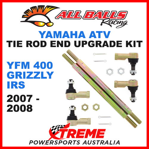 All Balls 52-1032 Yamaha YFM 400 Grizzly IRS 2007-2008 Tie Rod End Upgrade Kit