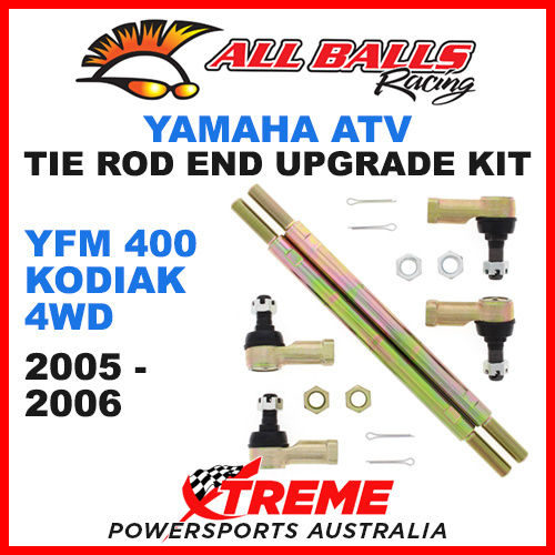 All Balls 52-1032 Yamaha YFM 400 Kodiak 4WD 2005-2006 Tie Rod End Upgrade Kit