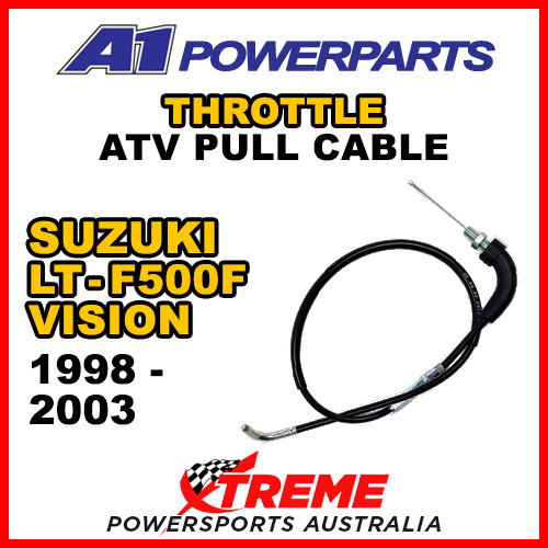 A1 Powerparts For Suzuki LT-F500F Vinson 1998-2003 Throttle Pull Cable 52-203-10