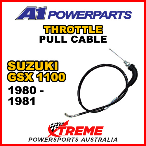 A1 Powerparts For Suzuki GSX1100 1980-1981 Throttle Pull Cable 52-452-10