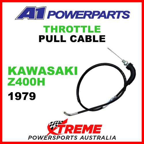 A1 Powerparts Kawasaki Z400H Z 400H 1979 Throttle Pull Cable 53-019-10