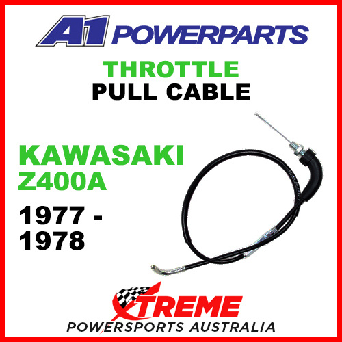 A1 Powerparts Kawasaki Z400A Z 400A 1977-1978 Throttle Pull Cable 53-110-10