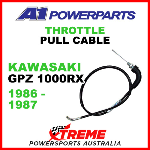 A1 Powerparts Kawasaki GPZ1000RX GPZ 1000RX 86-87 Throttle Pull Cable 53-177-10