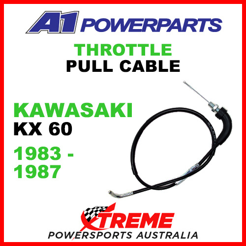 A1 Powerparts Kawasaki KX60 KX 60 1983-1987 Throttle Pull Cable 53-211-10