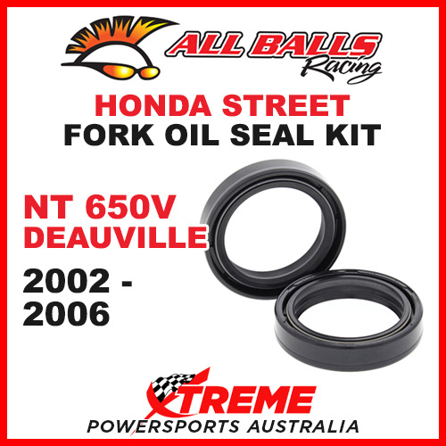 All Balls 55-119 Honda NT650V Deauville 2002-2006 Fork Oil Seal Kit 41x54x11