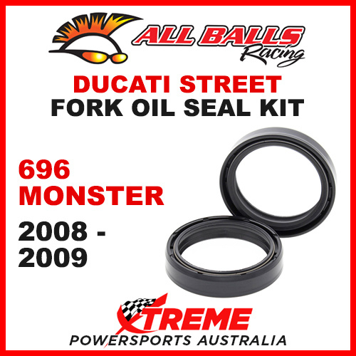 All Balls 55-120 Ducati 696 Monster 2008-2009 Fork Oil Seal Kit 43x54x11