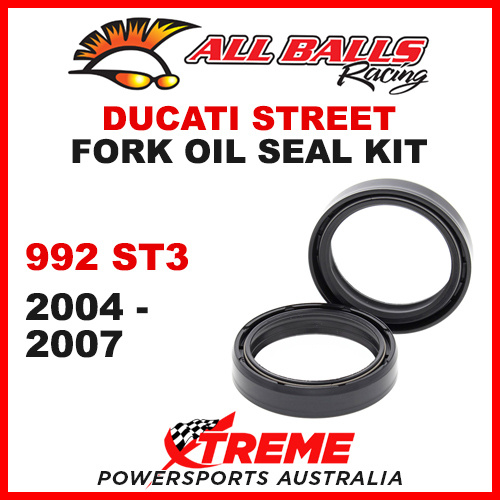 All Balls 55-120 Ducati 992 ST3 2004-2007 Fork Oil Seal Kit 43x54x11