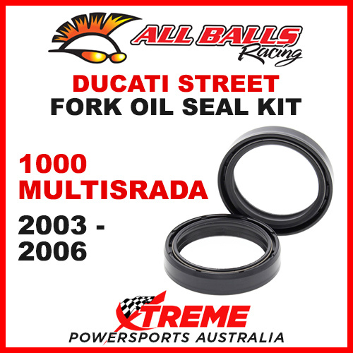 All Balls 55-120 Ducati 1000 Multistrada 2003-2006 Fork Oil Seal Kit 43x54x11