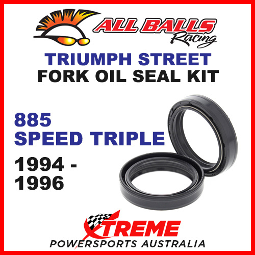 All Balls 55-122 Triumph 885 Speed Triple 1994-1996 Fork Oil Seal Kit 43x55x10.5