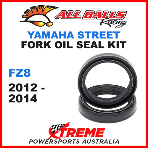 All Balls 55-123 Yamaha FZ8 800cc 2012-2014 Fork Oil Seal Kit 43x55x9.5/10