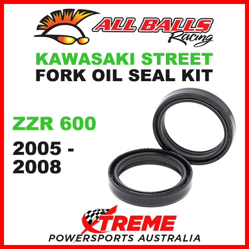 All Balls 55-125 Kawasaki ZZR600 2005-2008 Fork Oil Seal Kit 46x58x10.5