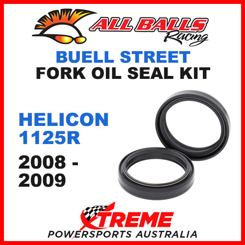 All Balls 55-127 Buell Helicon 1125R 2008-2009 Fork Oil Seal Kit 47x58x10