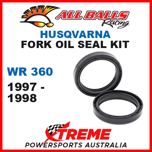 All Balls 55-130 Husqvarna WR360 WR 360 1997-1998 Fork Oil Seal Kit 50x63x11