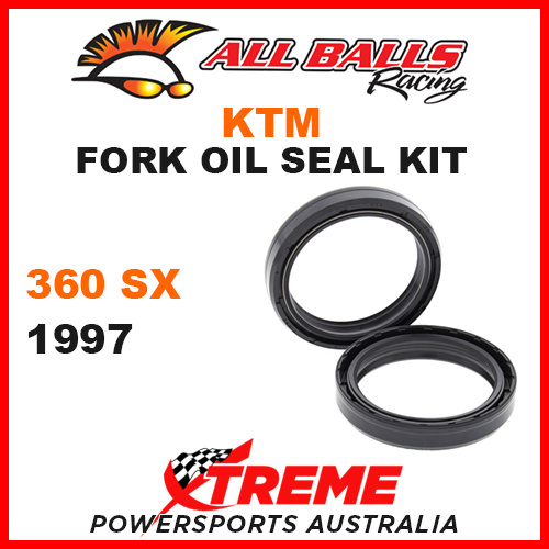 All Balls 55-130 KTM 360SX 360 SX 1997 Fork Oil Seal Kit 50x63x11