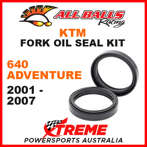 All Balls 55-131 KTM 640 Adventure 2001-2007 Fork Oil Seal Kit 48x57.7x9.5/10.3