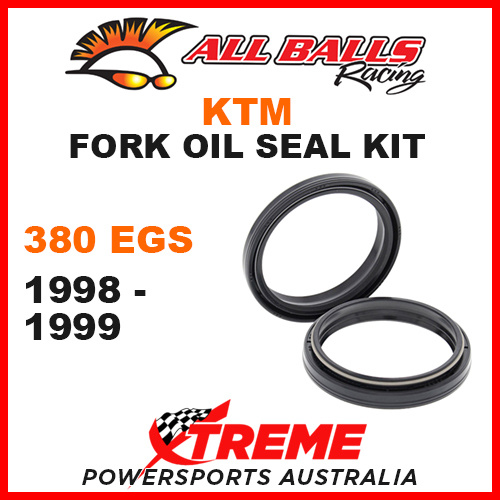 All Balls 55-134 KTM 380EGS 380 EGS 1998-1999 Fork Oil Seal Kit 50x59.6x7/10.5