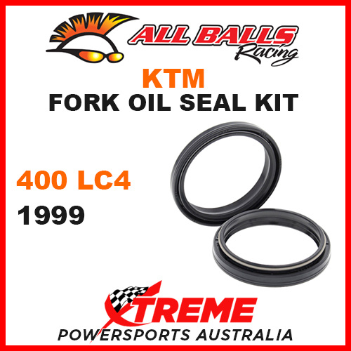 All Balls 55-134 KTM 400LC4 400 LC4 1999 Fork Oil Seal Kit 50x59.6x7/10.5