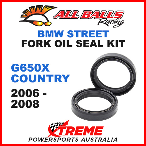 All Balls 55-135 BMW G650X Country 2006-2008 Fork Oil Seal Kit 45x58x11