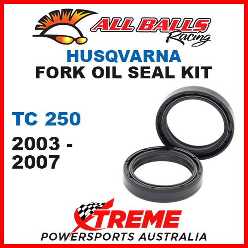 All Balls 55-135 Husqvarna TC250 TC 250 2003-2007 Fork Oil Seal Kit 45x58x11