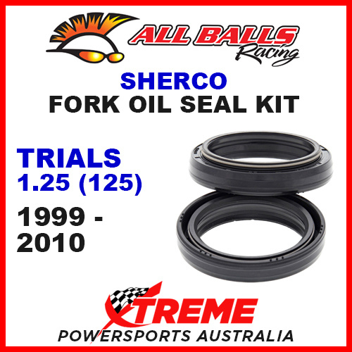 All Balls 55-137 Sherco Trials 1.25 125 1999-2010 Fork Oil Seal Kit 38x50x8/10.5