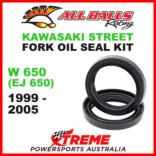 All Balls 55-147 Kawasaki W650 (EJ650) 1999-2005 Fork Oil Seal Kit 39x51x8/10.5