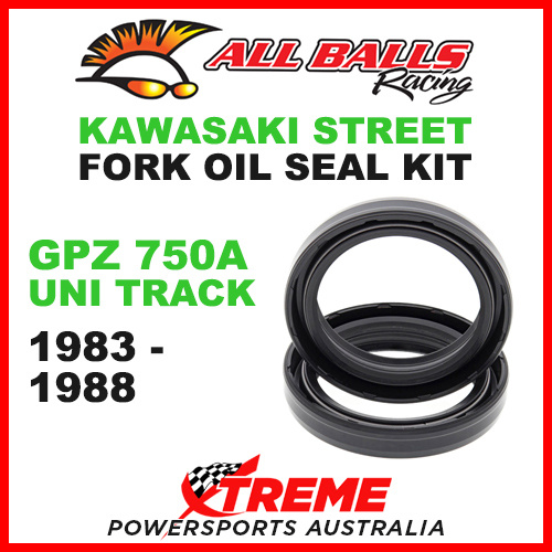 All Balls 55-148 Kawasaki GPZ750A (Uni Track) 1983-1988 Fork Oil Seal Kit 37x49x8/9.5