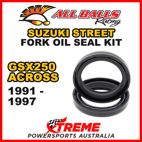 All Balls 55-148 For Suzuki GSX250 Across 1991-1997 Fork Oil Seal Kit 37x49x8/9.5