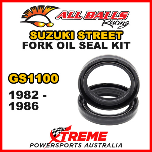 All Balls 55-148 For Suzuki GS1100 GS 1100 1982-1986 Fork Oil Seal Kit 37x49x8/9.5