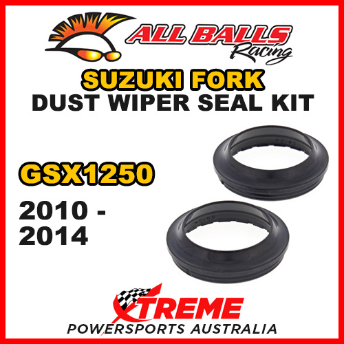 All Balls 57-108-1 For Suzuki GSX1250 2010-2014 Fork Dust Wiper Seal Kit 43x54