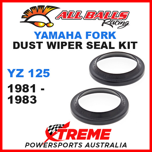 All Balls 57-119 Yamaha YZ 125 1981-1983 Fork Dust Wiper Seal Kit