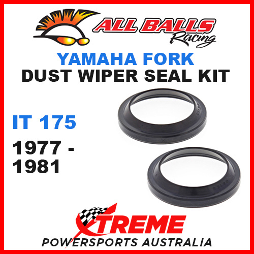 All Balls 57-120 Yamaha IT 175 1977-1981 Fork Dust Wiper Seal Kit