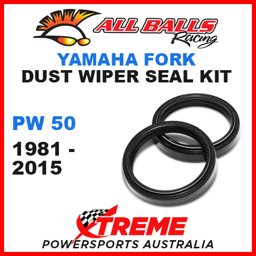 All Balls 57-136 Yamaha PW50 PW 50 1981-2015 Fork Dust Wiper Seal Kit