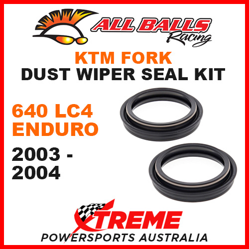 All Balls 57-137 KTM 640 LC4 Enduro 2003-2004 Fork Dust Wiper Seal Kit