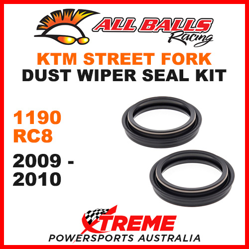 All Balls 57-137 KTM 1190 RC8 2009-2010 Fork Dust Wiper Seal Kit 43x53