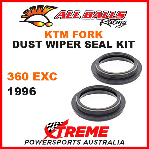 All Balls 57-138 KTM 360EXC 360 EXC 1996 Fork Dust Wiper Seal Kit