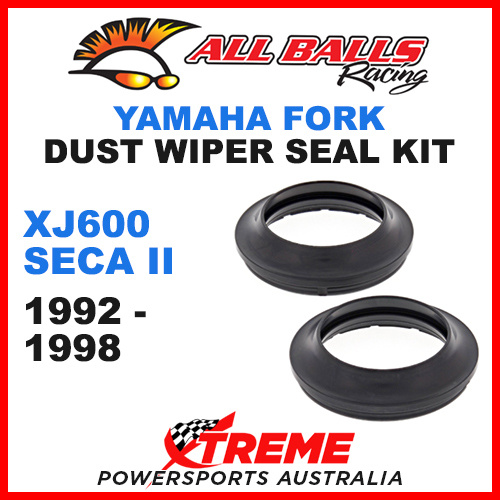 All Balls 57-153 Yamaha XJ600 Seca II 1992-1998 Fork Dust Wiper Seal Kit