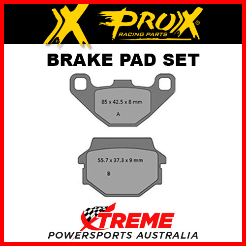 Pro-X 105002 Kawasaki KDX200 1989-1992 Sintered Front Brake Pad