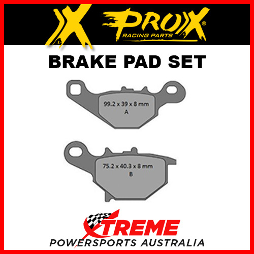 Pro-X 105002 For Suzuki LTF500F Vinson 2002-2007 Sintered Rear Brake Pad