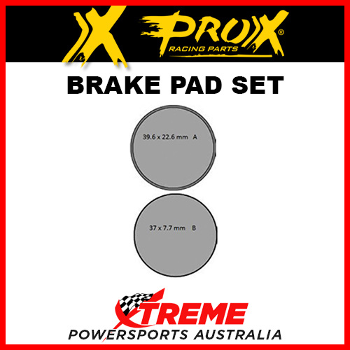 Pro-X 209802 Yamaha YFS200 Blaster 1991-2002 Sintered Rear Brake Pad