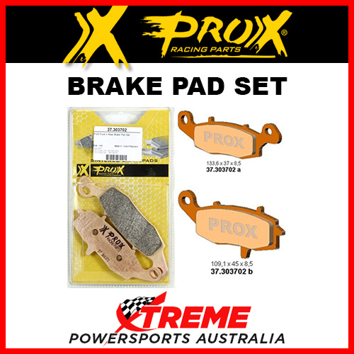 Pro-X 303702 Kawasaki EX-6F 2009-2013 Sintered Front Left Brake Pad