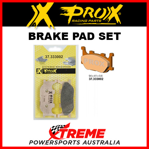 Pro-X 333002 Italjet 250 JUPITER 2002-2003 Sintered Front Brake Pad